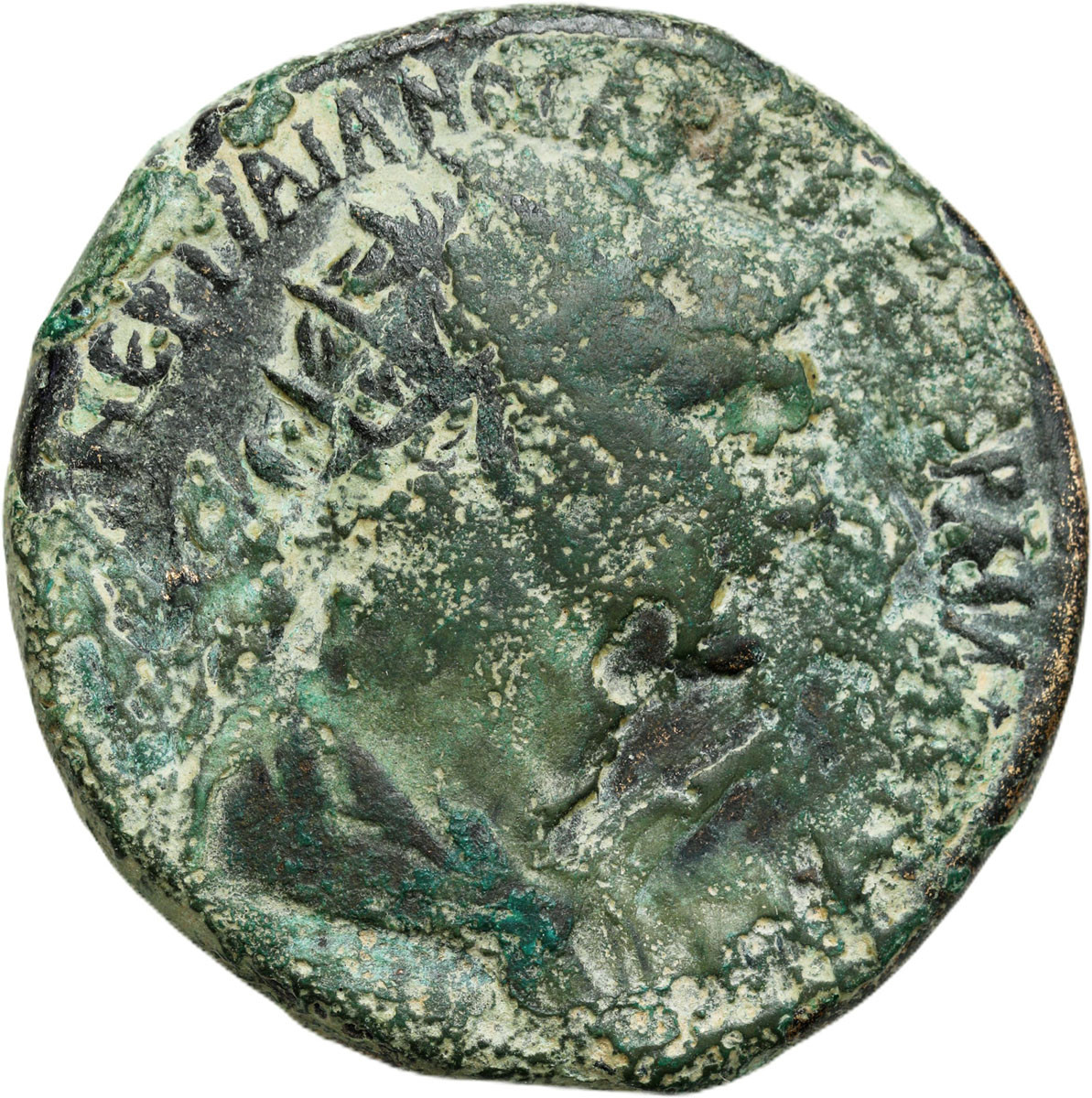 Prowincje Rzymskie, AE 27, Trajan 98 – 117 r. n. e., Antiochia